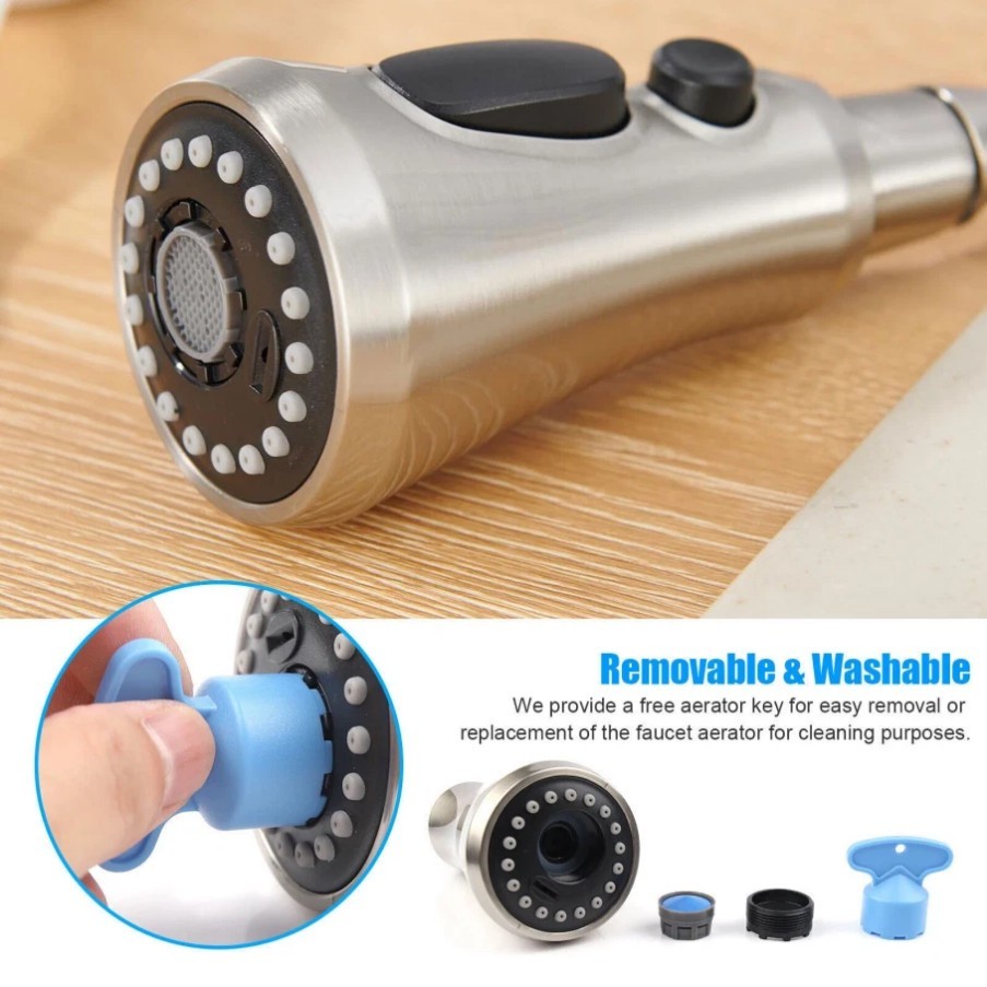 Standard Universal Spray Head Pull Down Kitchen Faucet Replacement Part USA
