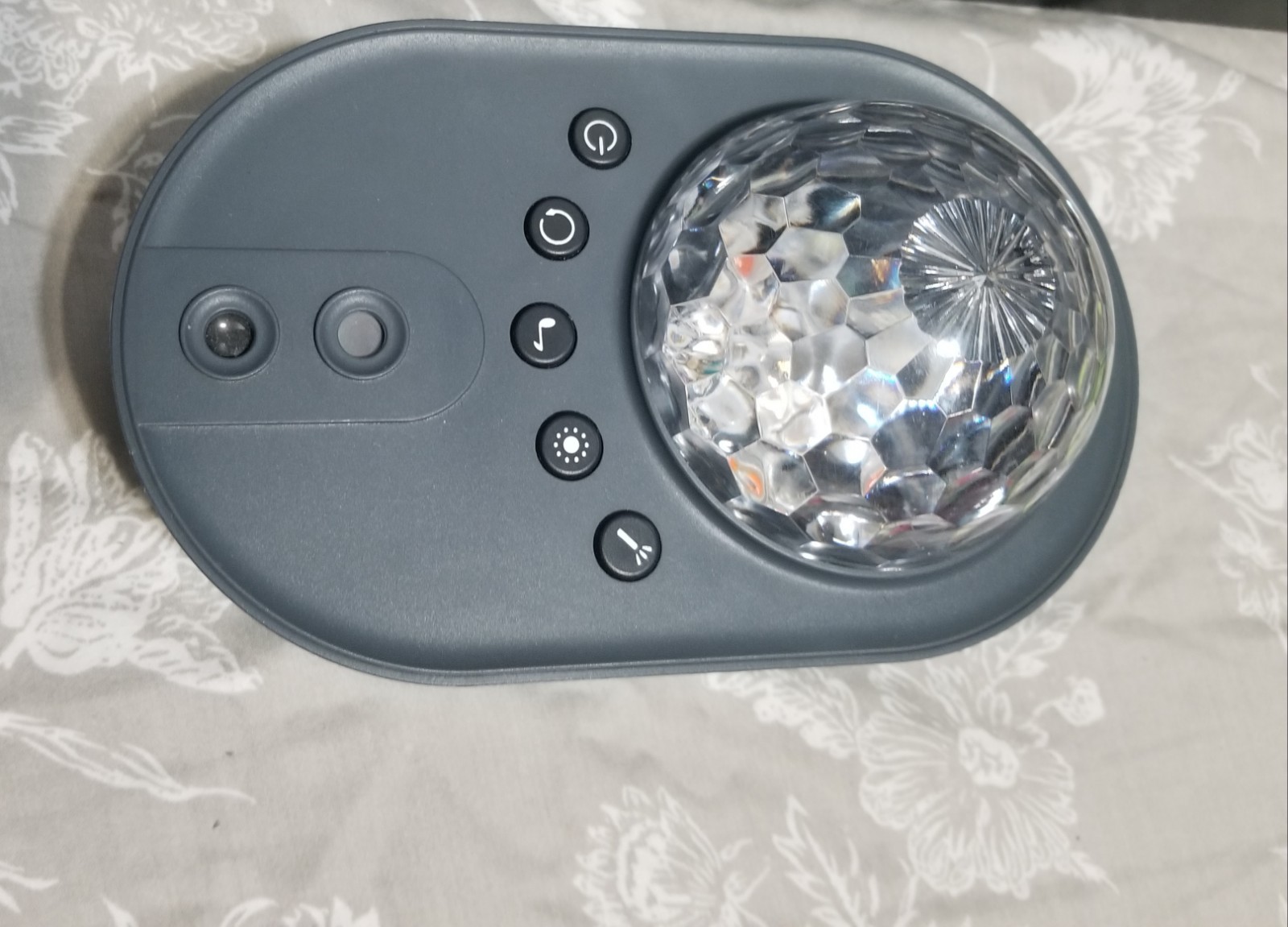Enbrighten Tabletop Lasser Projectable. Charger Not Included. Indoor Use Only.