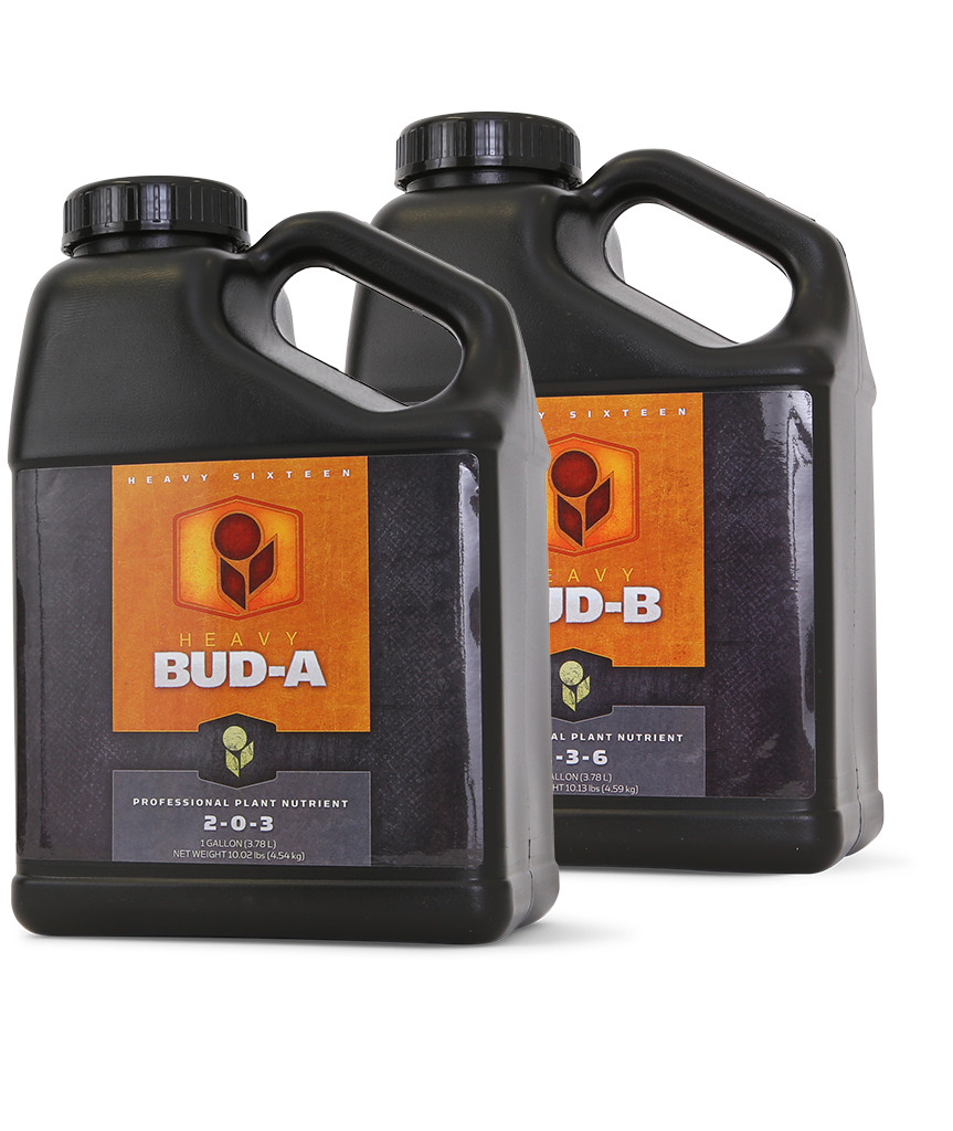 Heavy 16 Bud A & B Base Nutrients 1 Quart – hydroponics nutrients flower plant