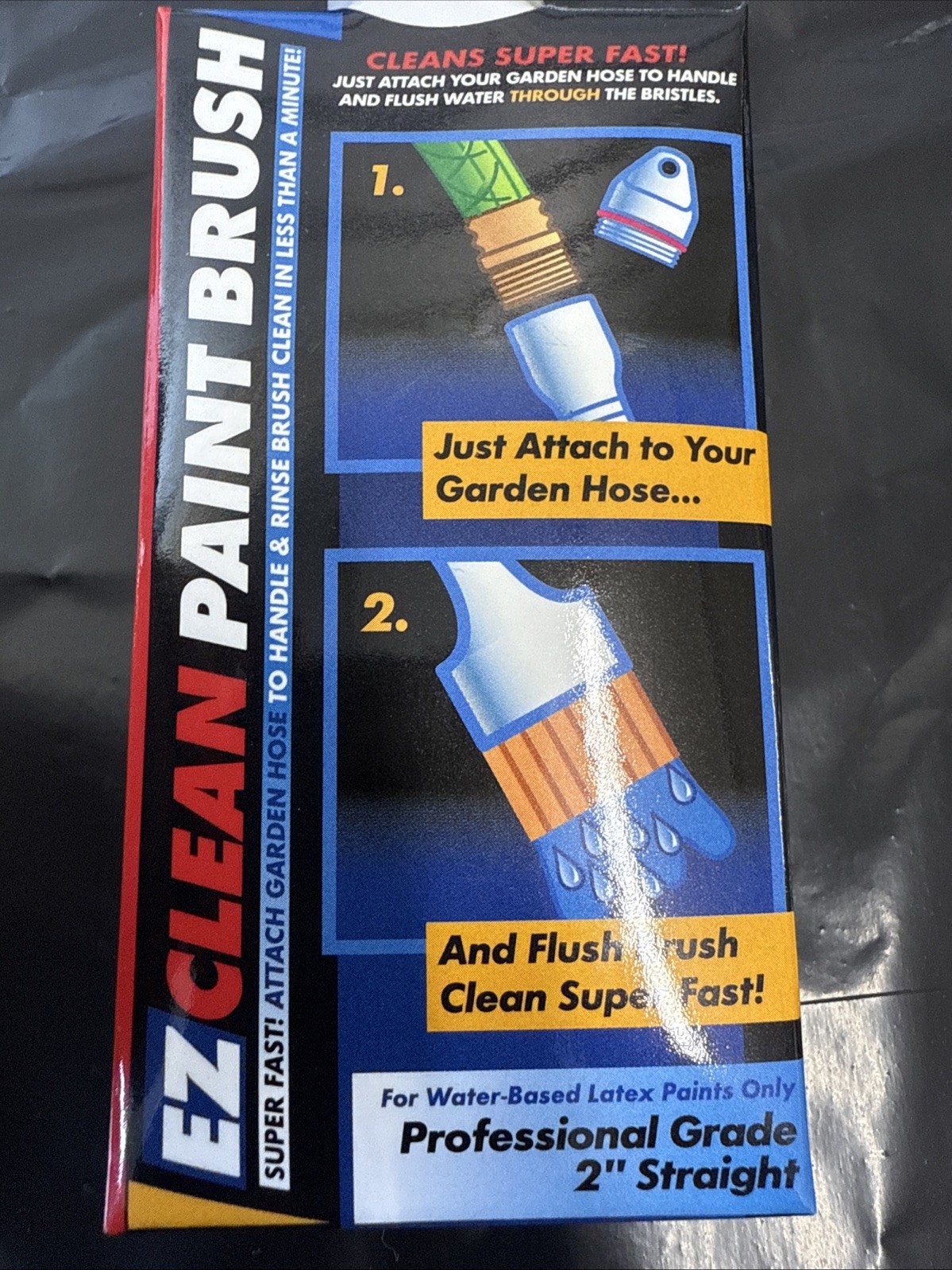 EZ Clean Pro Grade 2” Straight Paint Brush