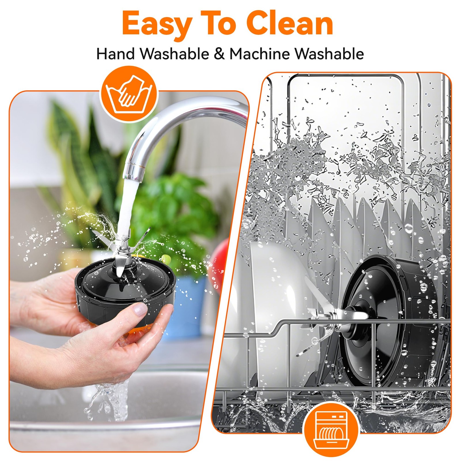 1-pack 7 Fins Extractor Blade Assembly for Ninja, 3.94inches/10cm Blender Bla…