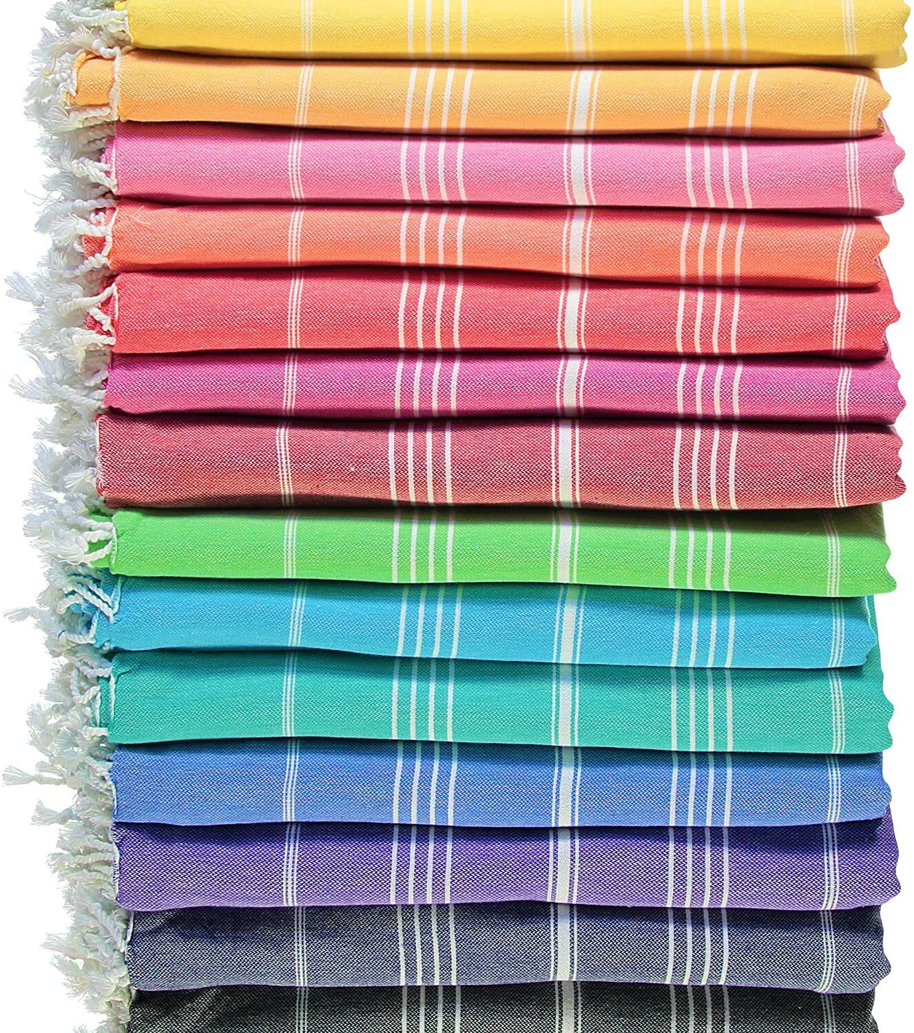 Beach Towels , Turkish Beach Towel 39 x 70 – Quick Dry Sand Free Lightweight