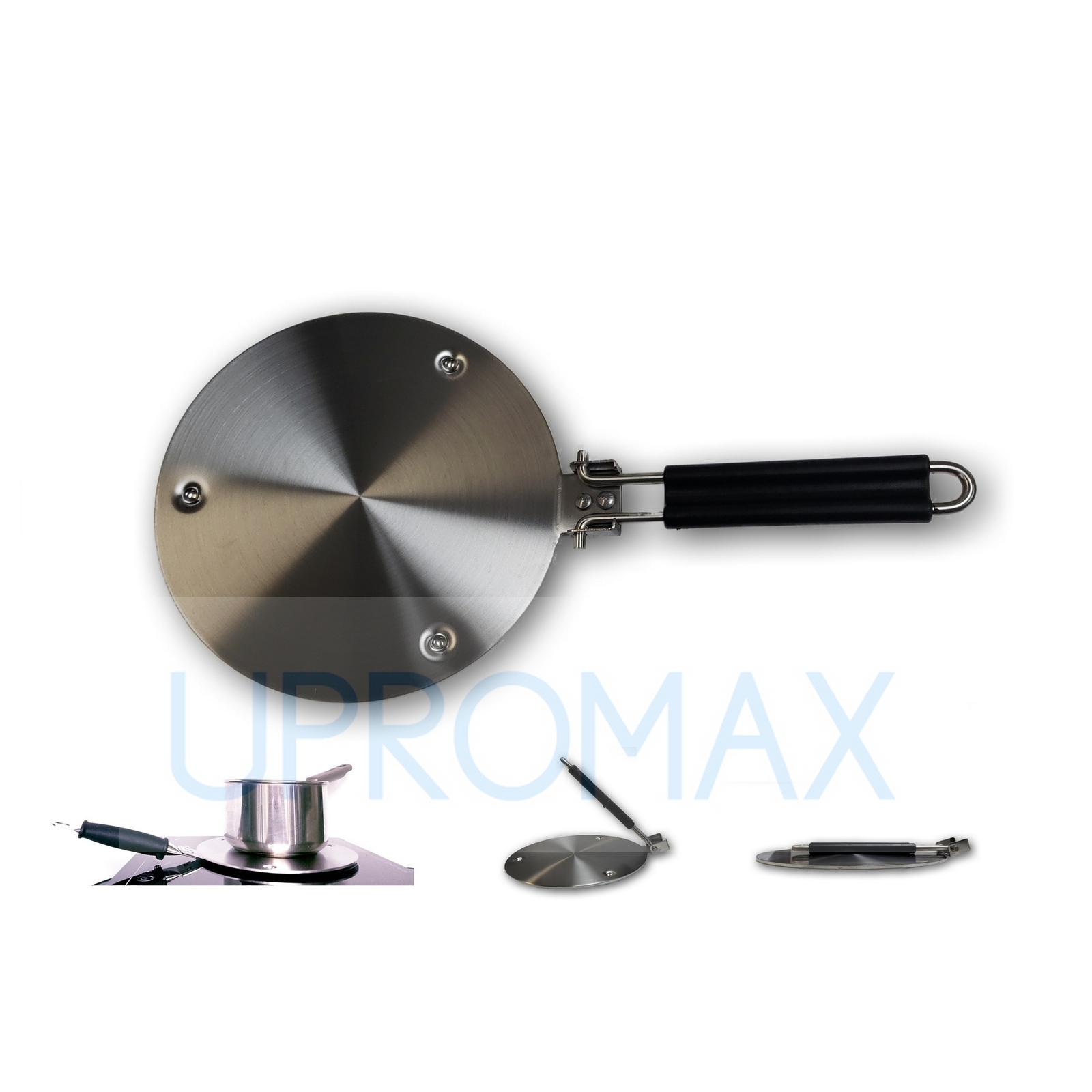 Aluminum 8″ Converter Disc Plate Stainless Cookware Upromax $ of Induction Cookt