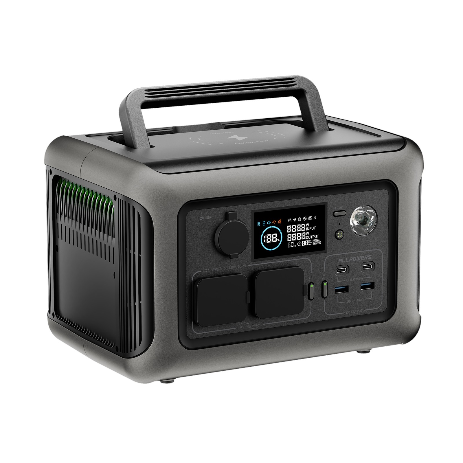 ALLPOWERS Solar Generator Power Station For Camping Home Emergency Refurbished