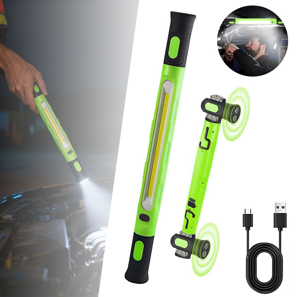 3000LM 5000mAh Cordless Rechargeable Hood Light for Mechanic/Car Repairing Green