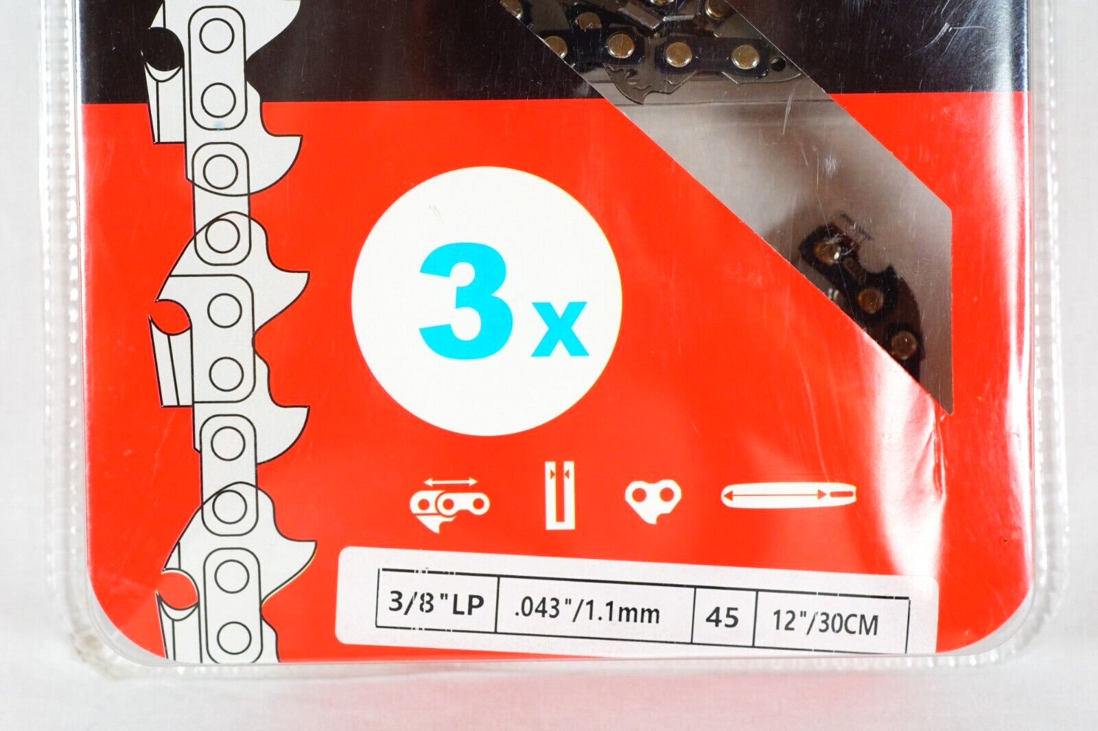 3 Pack KAKEI Chainsaw Blades 12″ Chainsaw Cutting Chains