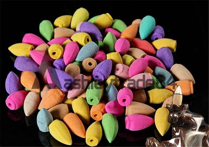 11/22pcs Mix Smoke Tower Cones Bullet Backflow Incense Hollow Cone