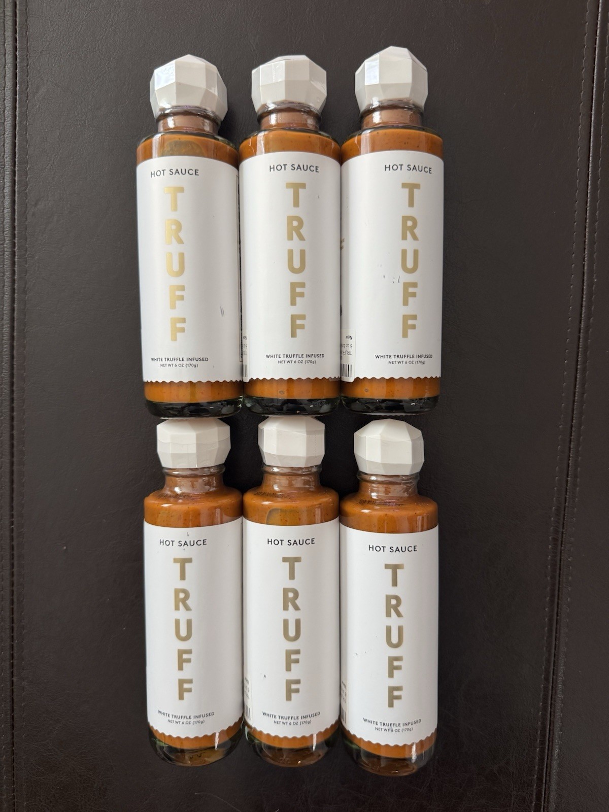 6 Bottles TRUFF Hot Sauce WHITE TRUFFLE Infused 6 oz each – Best By 12/2025