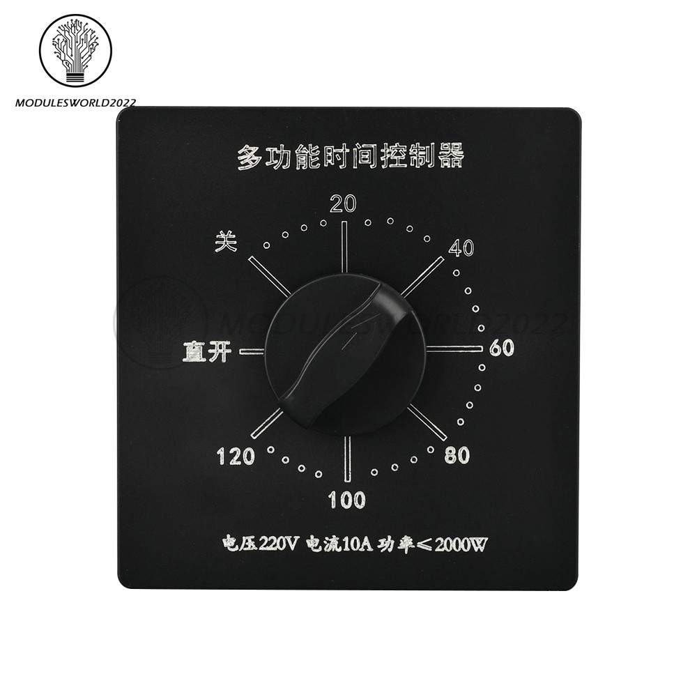120 Minutes Timer Switch 220V Countdown Auto Power Off Mechanical Timer Control