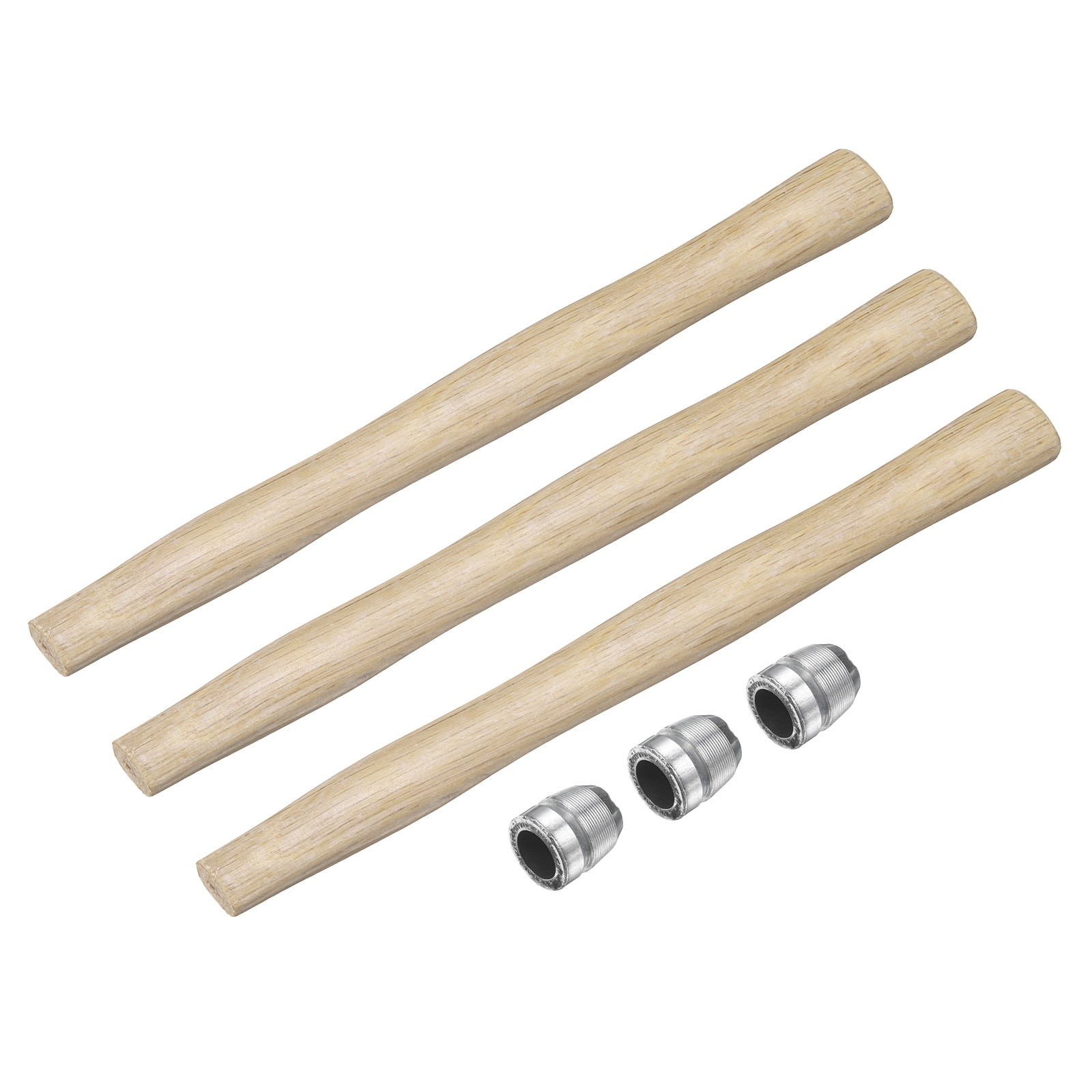 3pcs Wood Sledge Hammer Handle 10.8″ Hammer Wooden Replacement Handle for 0.4 Lb
