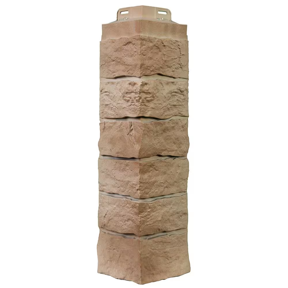 Stone SK – 6.1 In. X 21.25 In. Stacked Stone in Sand Blend – Corner (7.92 Lin. F