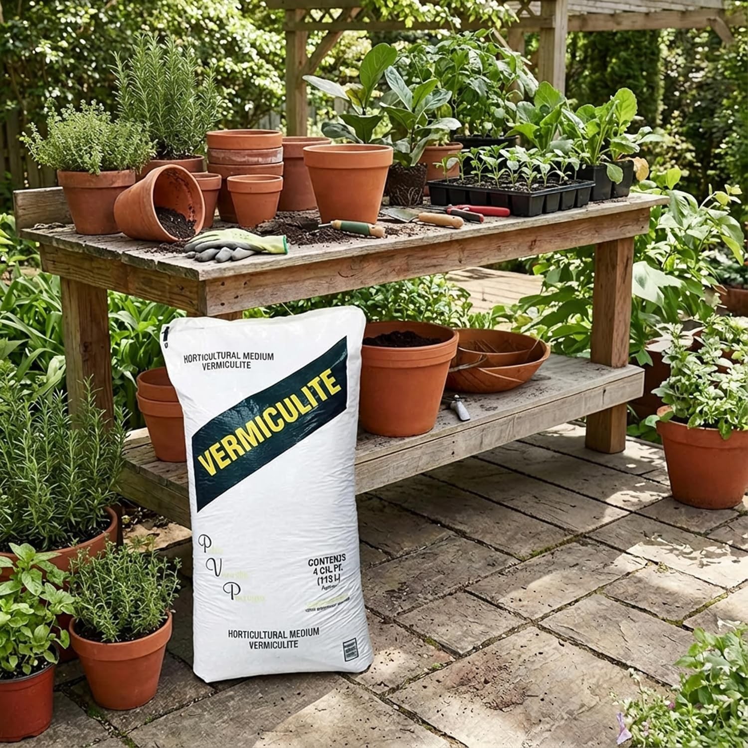 Medium Vermiculite – Professional Grade – Excellent Soil Conditioner – Medium…