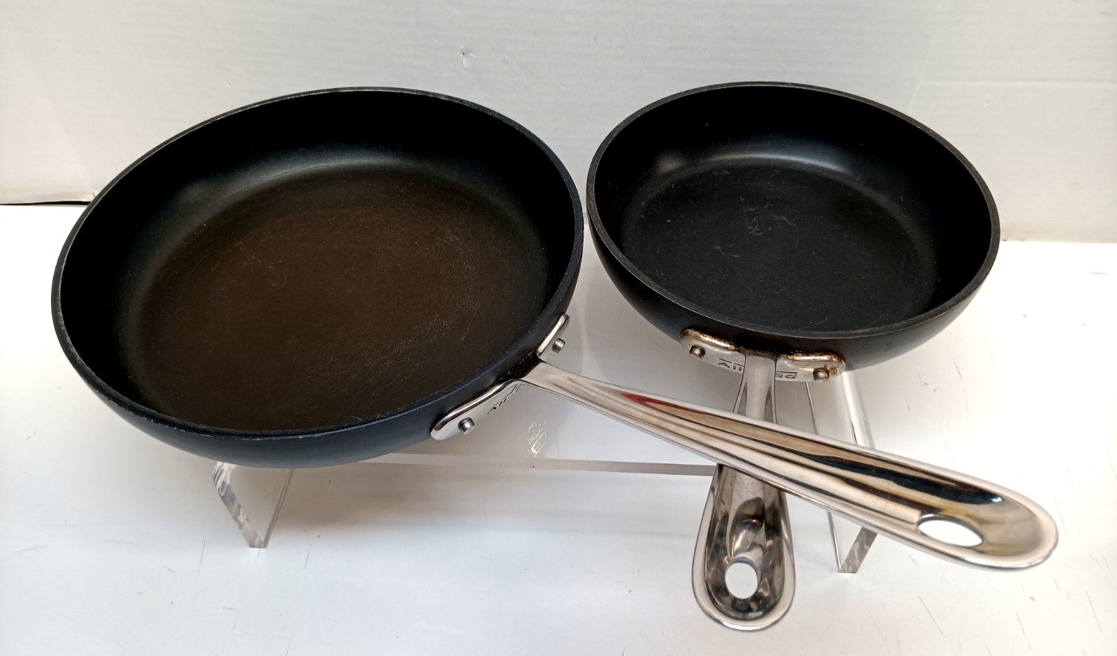 All-Clad MetalCrafters Anodized Non-Stick 10″ & 8″ Skillet Fry Sauté Frying Pan