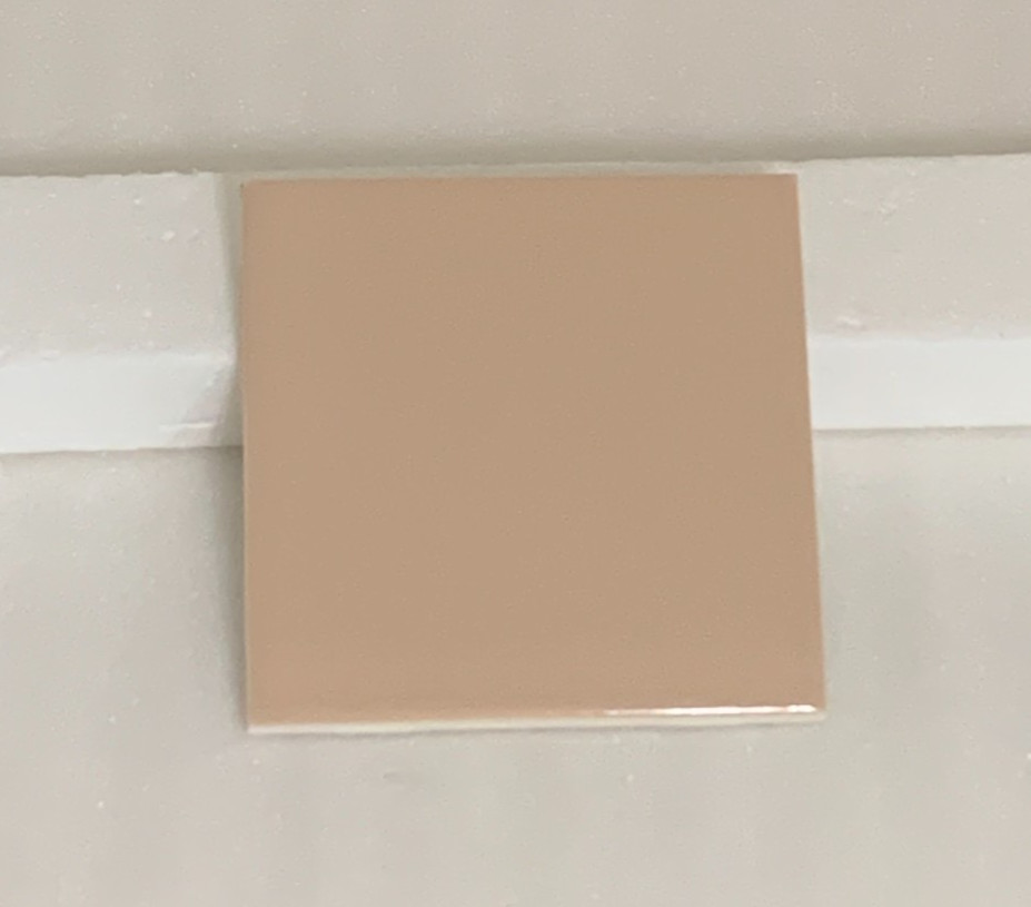 New Vintage Wenczel Tile Co Ceramic Suntan #221 Gloss 4 5/16″ x 4 5/16″