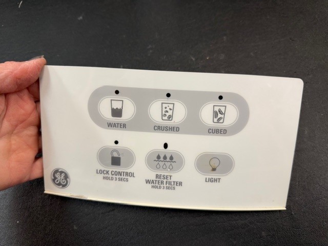 GE Hotpoint Refrigerator White Dispenser Electronic Control Board WR55X10518