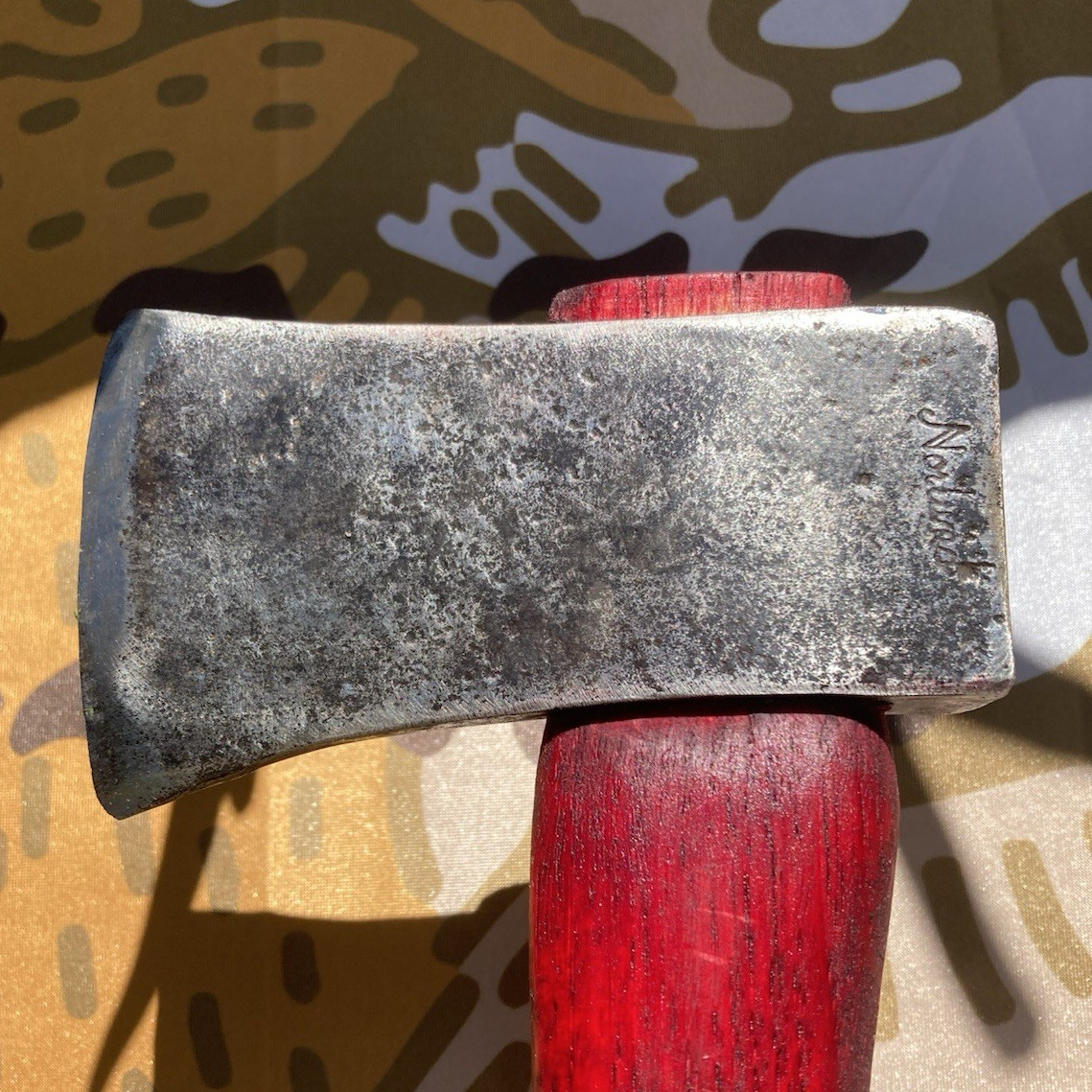 Norway Hatchet, 5 in steel blade, 14 in wood handle, red/black, 2 lb