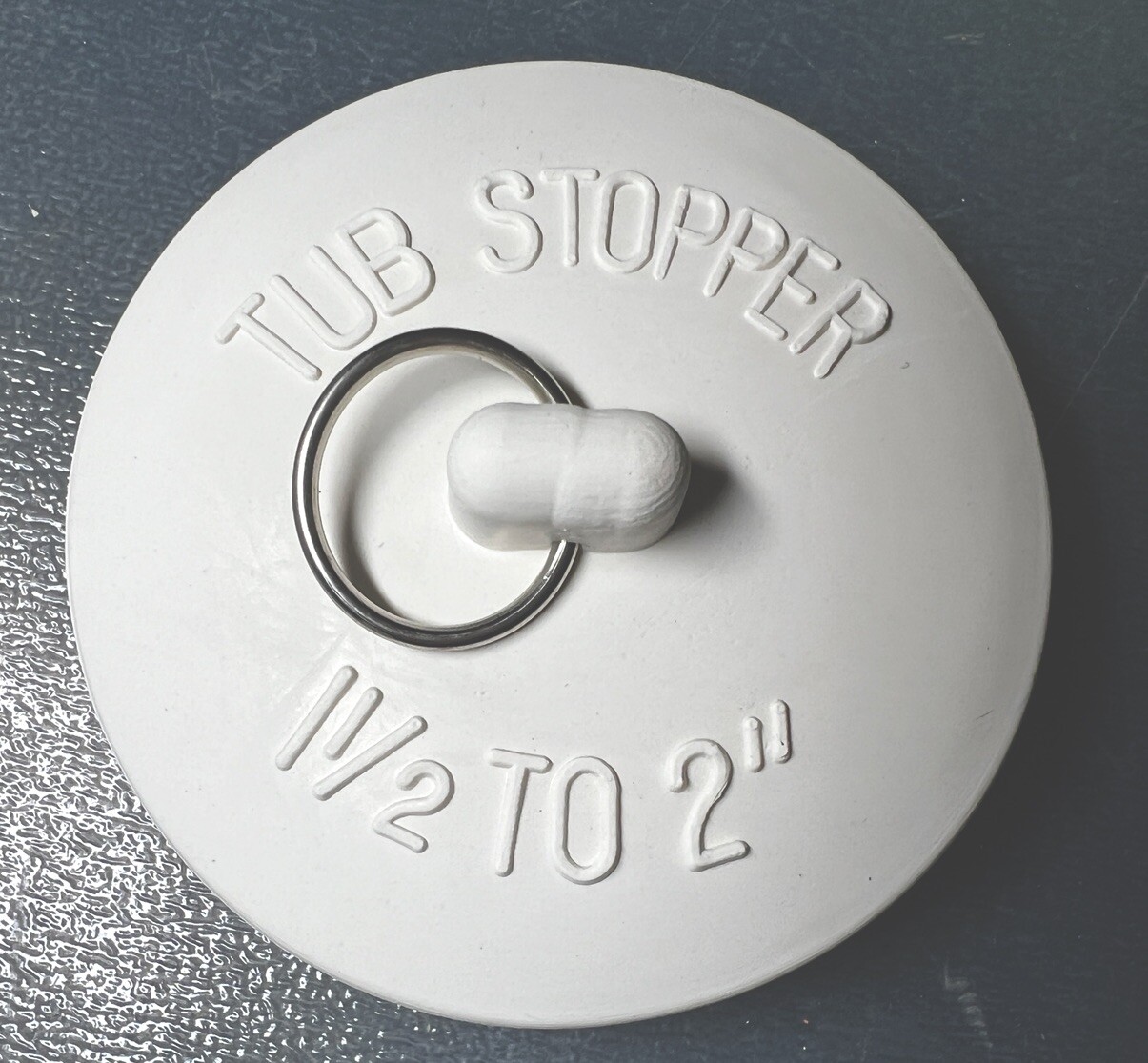 Rubber Universal 1-1/2″ to 2″ Tub Stopper Bathtub Stop Drain Plug