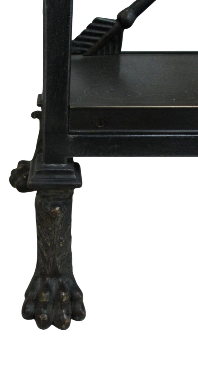 Labarge Hall Console Table Tin Bronze Wrought Iron French Empire