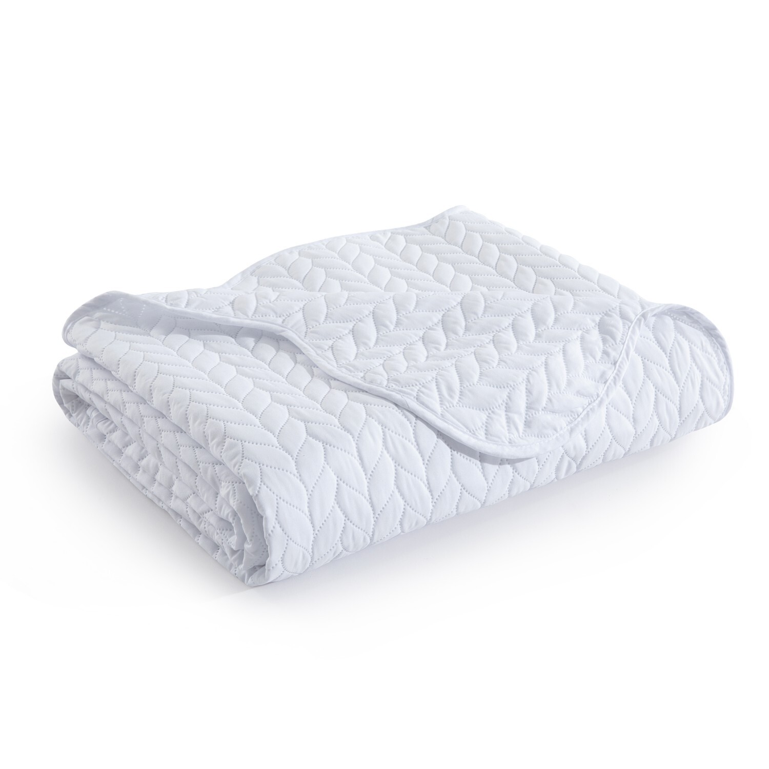 3 Piece Queen Size Quilted Bedspread Set Ultra Soft Embossed Coverlet Bed Throws