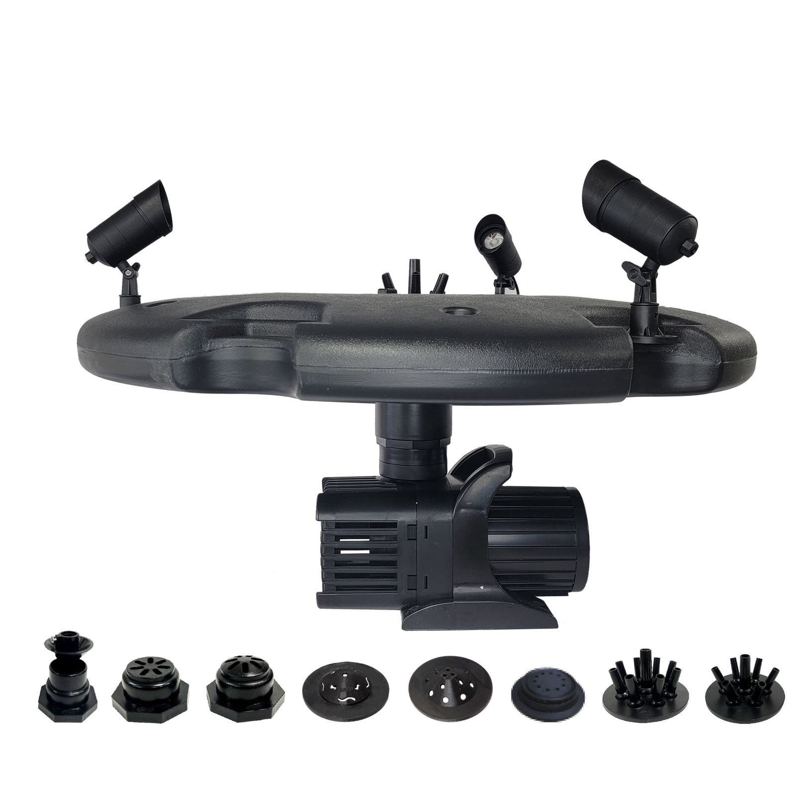 HALF OFF PONDS 1.5 HP Fountain | 200 ft. | 11 Patterns | Color-Changing Lights