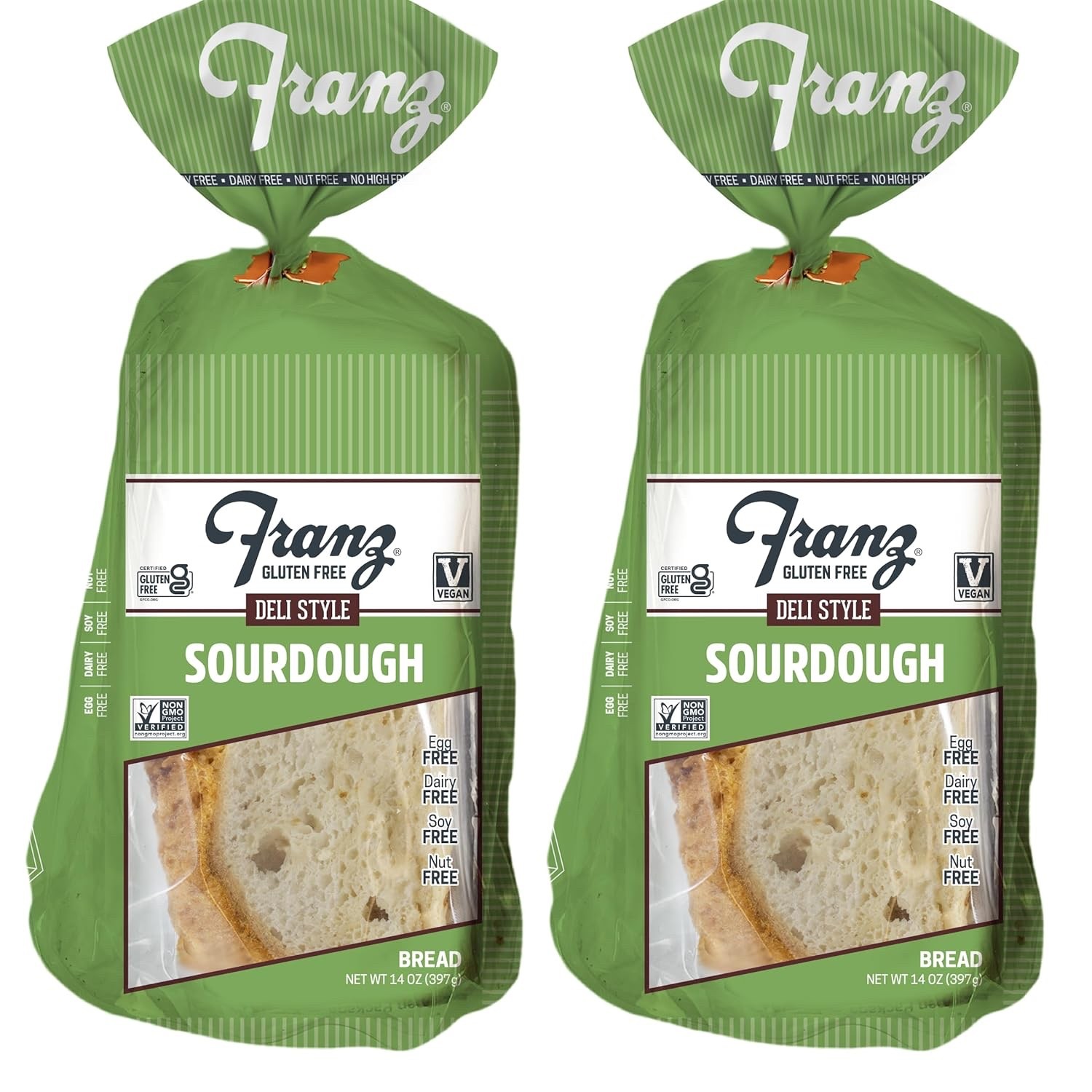 Franz GLUTEN FREE Sourdough Deli Style Bread Vegan – Pack of 2