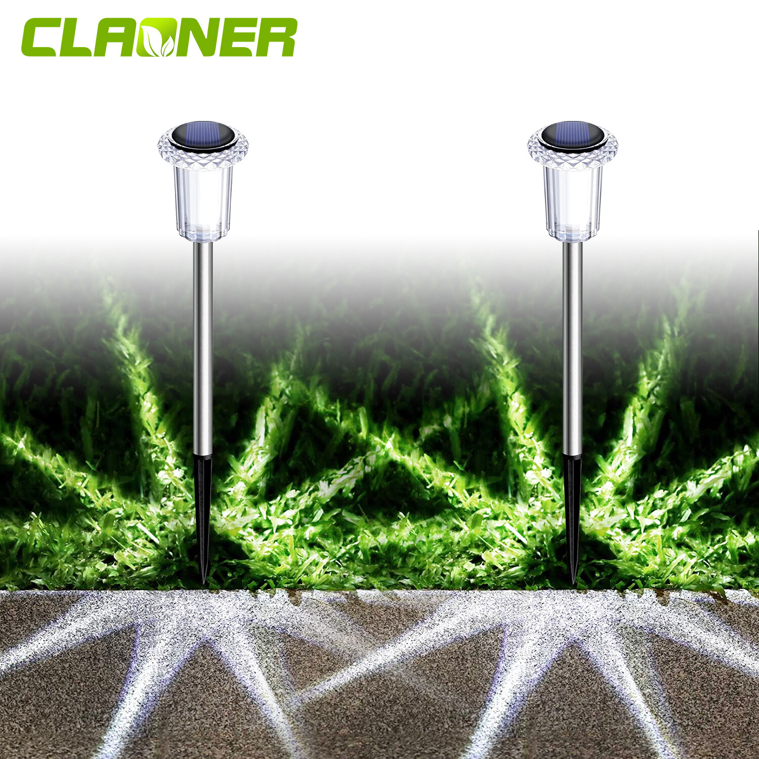 12pack Solar Garden Lights Outdoor Waterproof Landscape LED light Path Yard Lamp