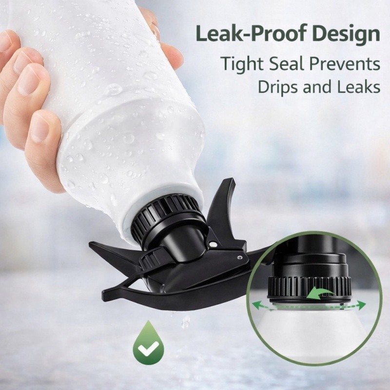 Plastic Trigger Spray Bottle 16 OZ Heavy Duty Chemical Resistant Sprayer