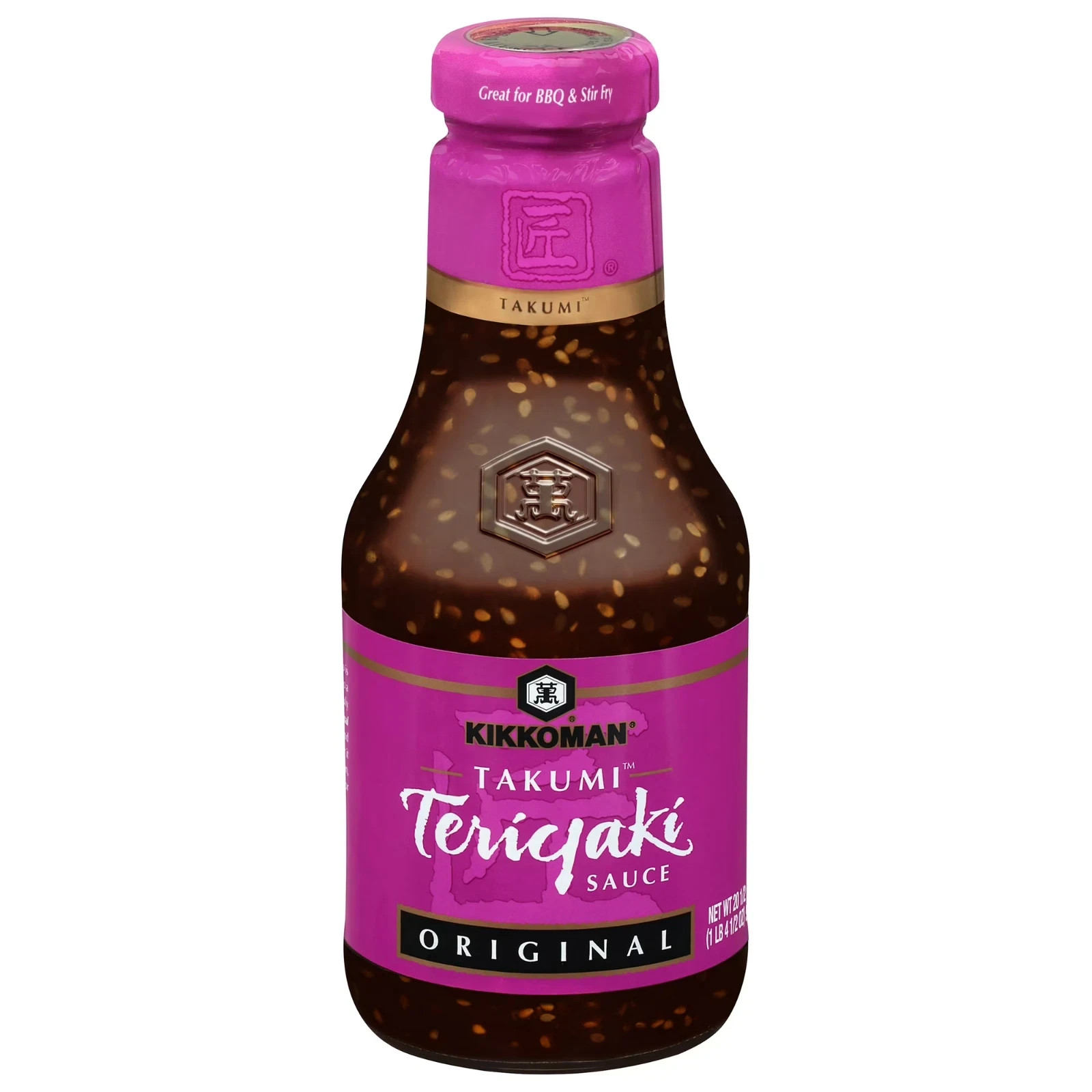 Kikkoman Takumi Teriyaki Sauce Original, 20.5 oz Glass Bottle