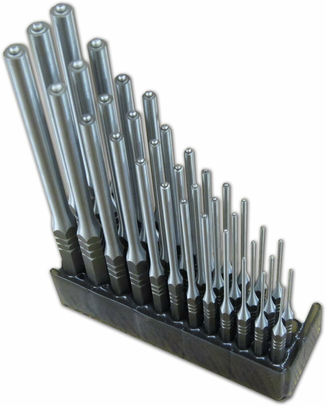 Wilde Tool USA Individual Roll Spring Pin Punches, Sizes 1/16-Inch – 1/2-Inch