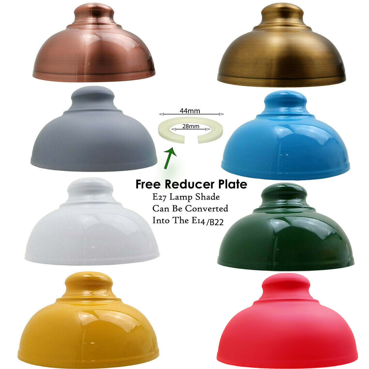 Vintage Retro Pendant Shade Metal Retro Bedroom Kitchen Modern Light shades Home