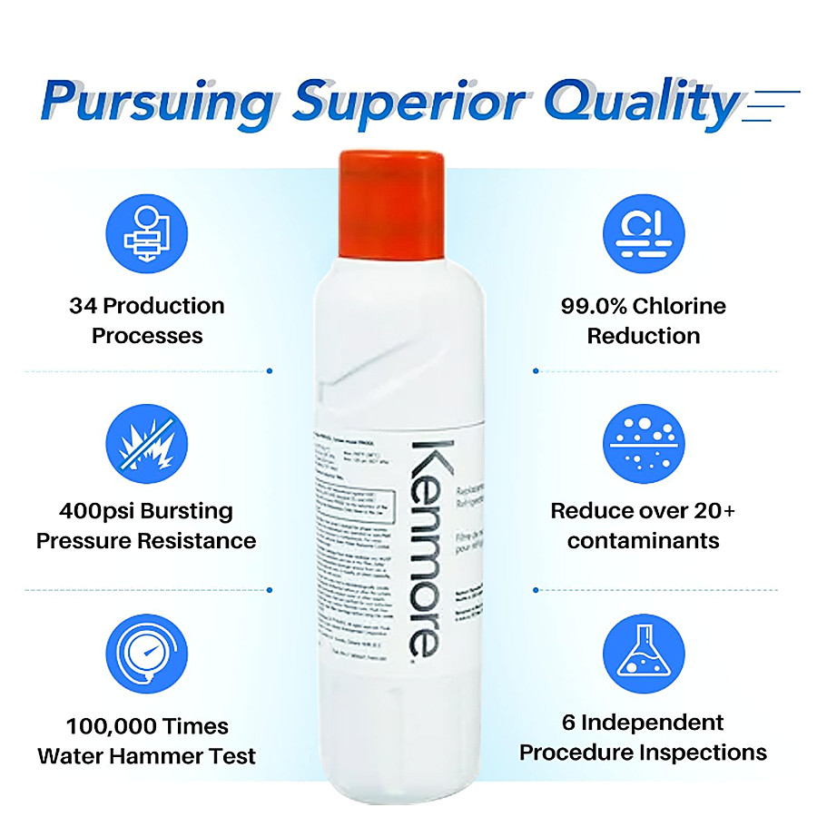 2/4/6Pack Kenmore 9082 Replacement Refrigerator Water Filter For 469082 9903 USA