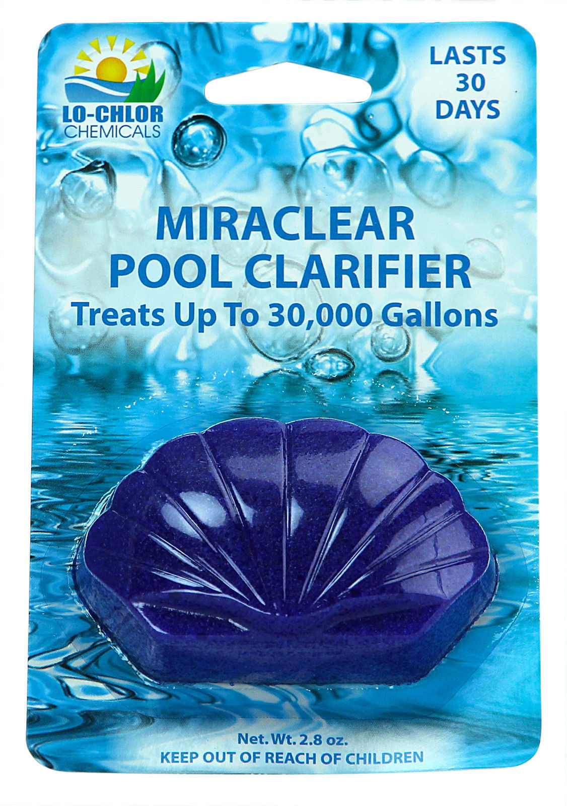 2 Pack-Lo-Chlor Miraclear Clarifier for Swimming Pools up to 30,000 gallons