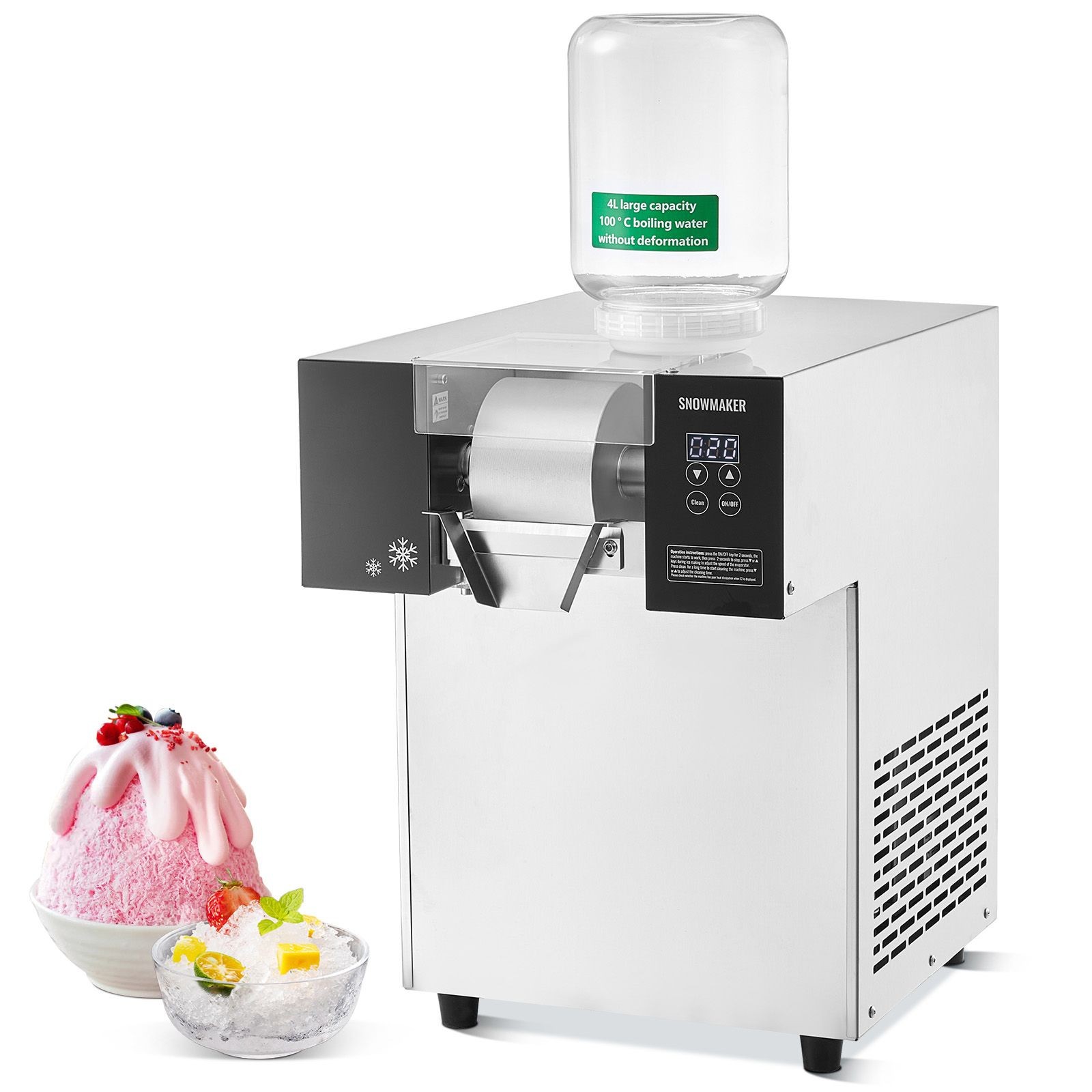 Snowflake Ice Maker 397lb/24H Stainless for For y