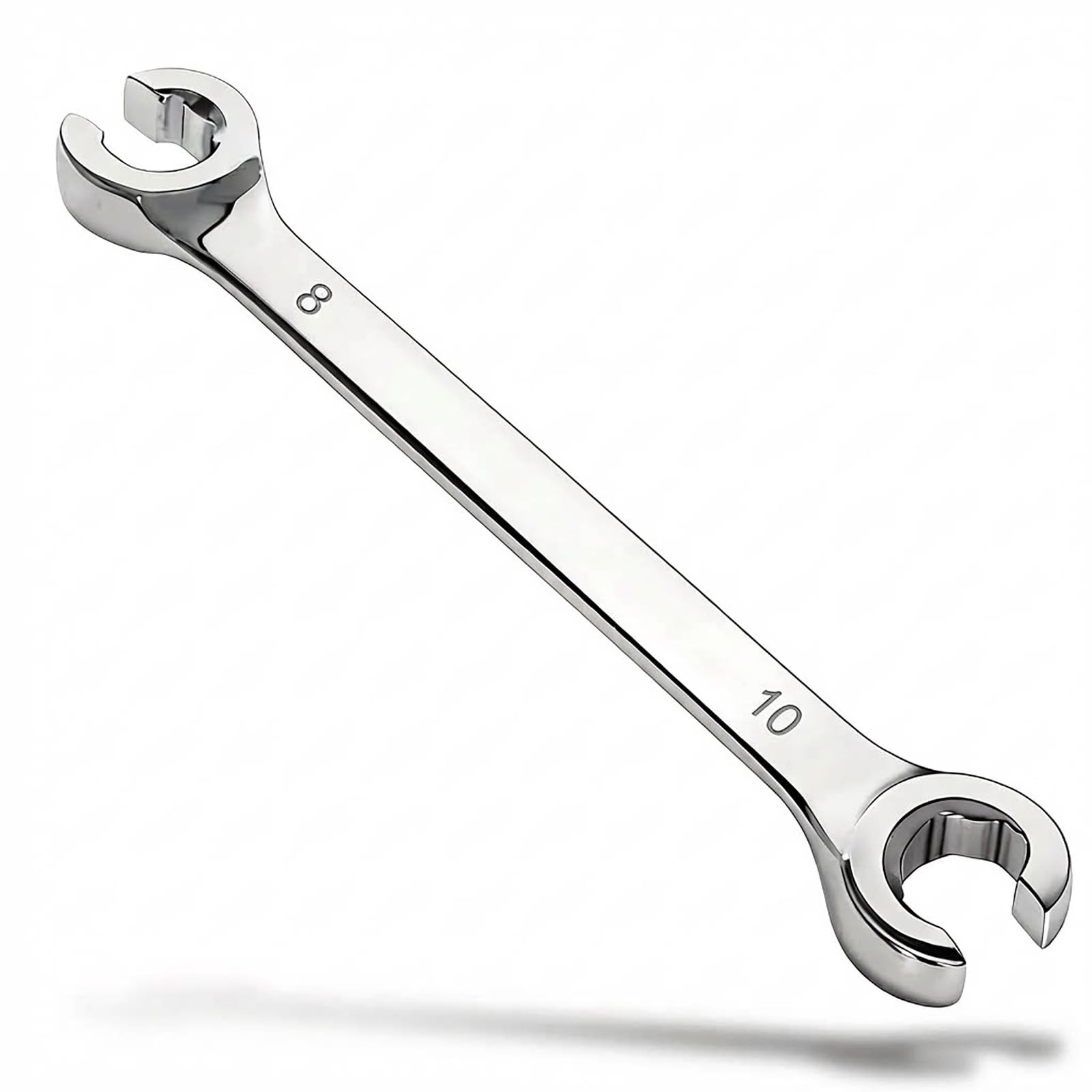 Flare Nut Wrench, 8mm x 10mm Metric Double Open End, 1Pcs