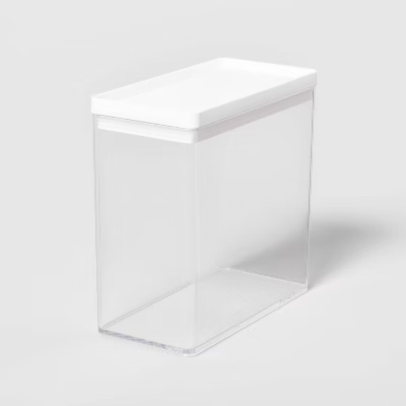 12.6c Tall Rectangle Plastic Food Storage Container