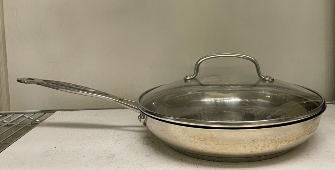 Cuisinart 10-inch Skillet Pan Stainless Steel Model 722-24 Chef Quality Sauté