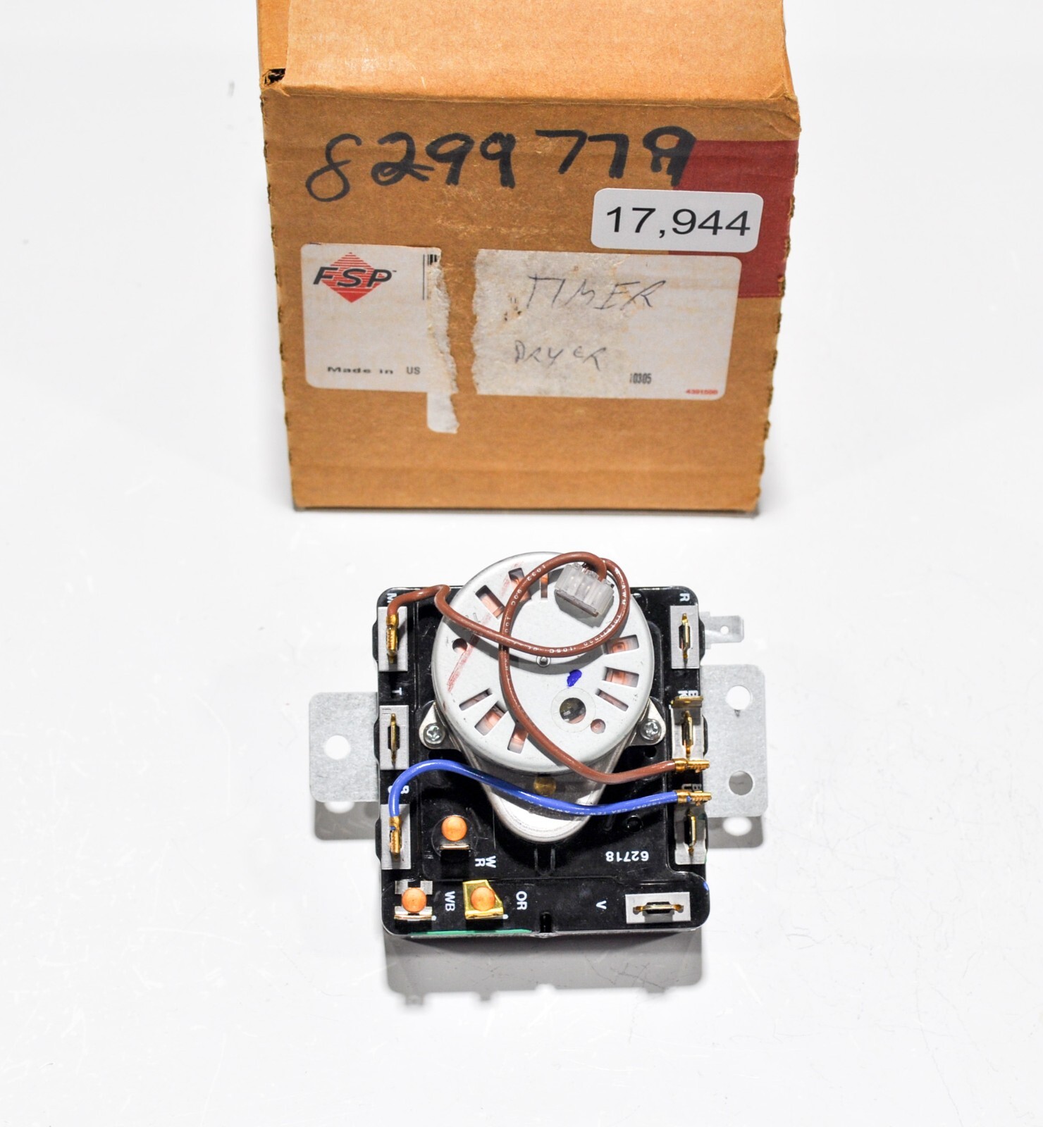 Whirlpool 8299779 Dryer Timer (MISSING LABEL)