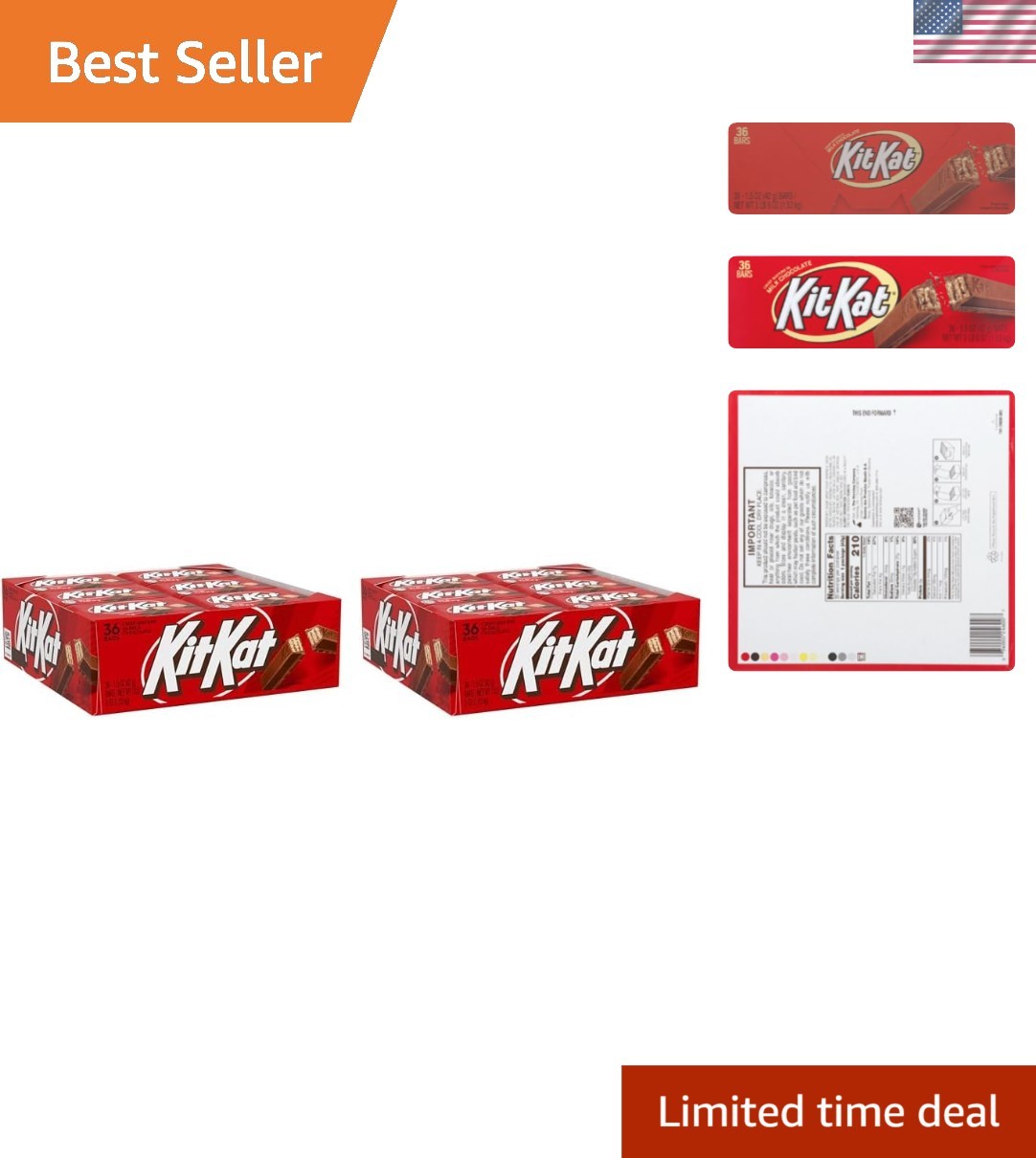 Bulk Milk Chocolate Wafer Candy Bars 1.5 oz – Individually Wrapped for Freshness