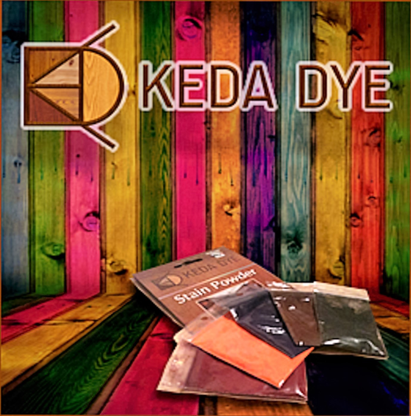 Keda Dye Single Wood Dye Color Option – Select Single Dye Colors 25 Gram Kit