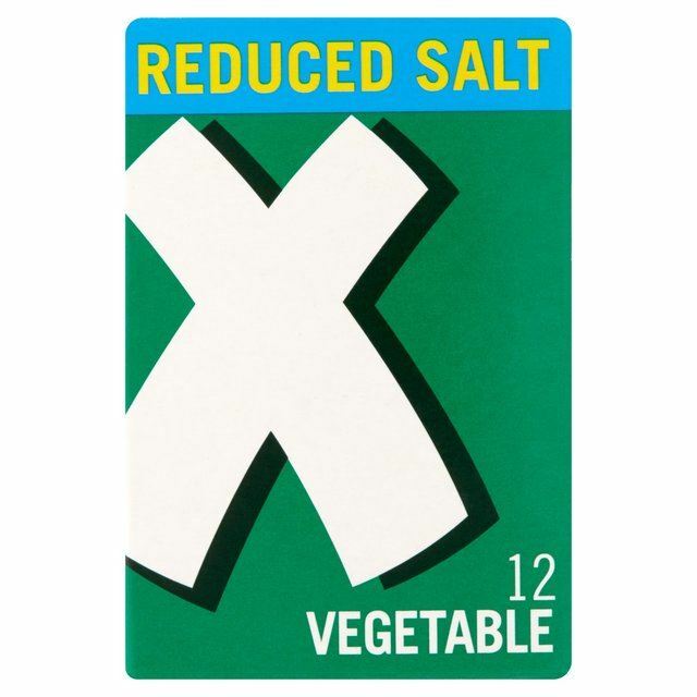 Oxo 12 Reduced Salt Vegetable Stock Cubes – 71g (0.15 lbs)