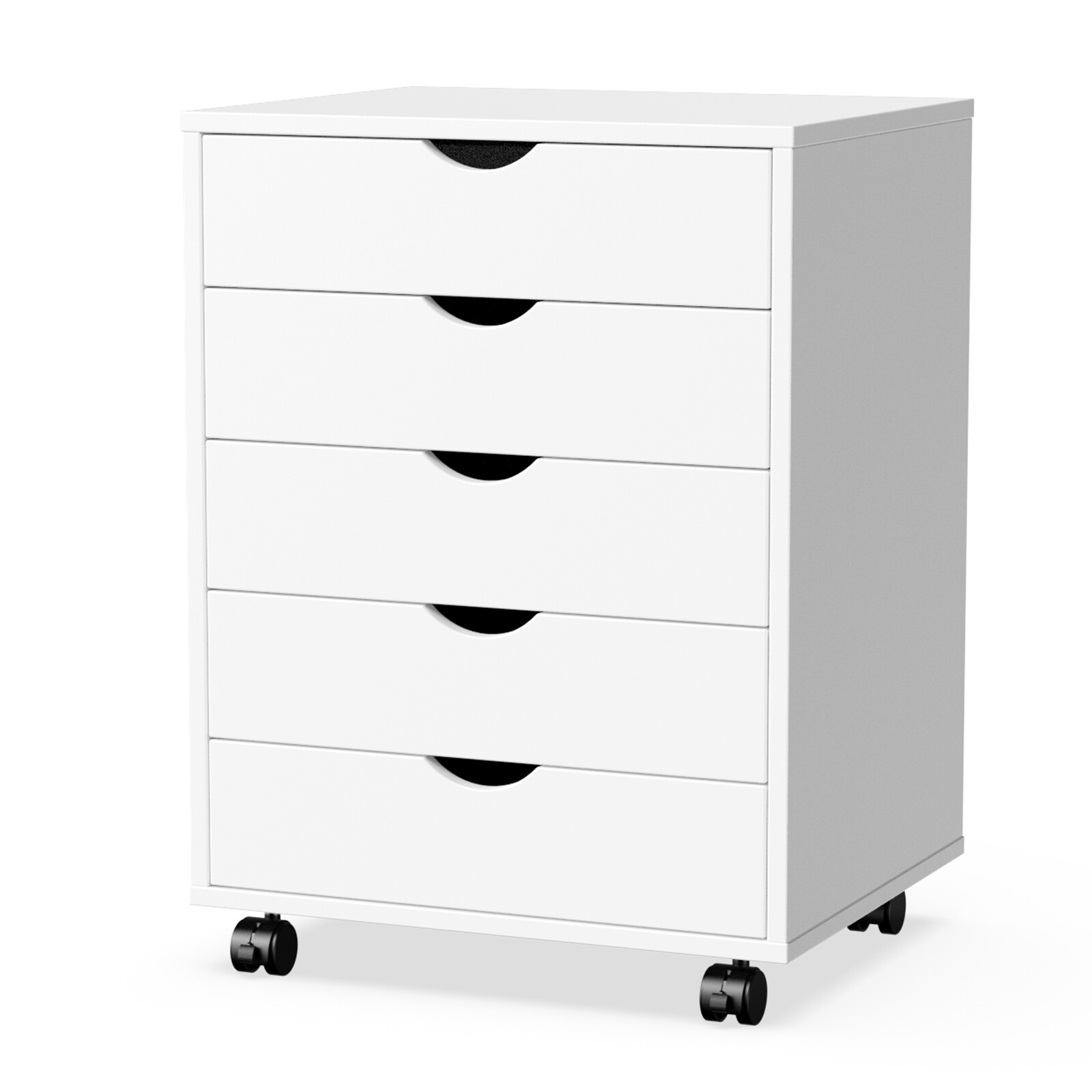Office Document Drawer Cabinet, 5 Drawers/7 Drawers, Movable Storage Cabinet