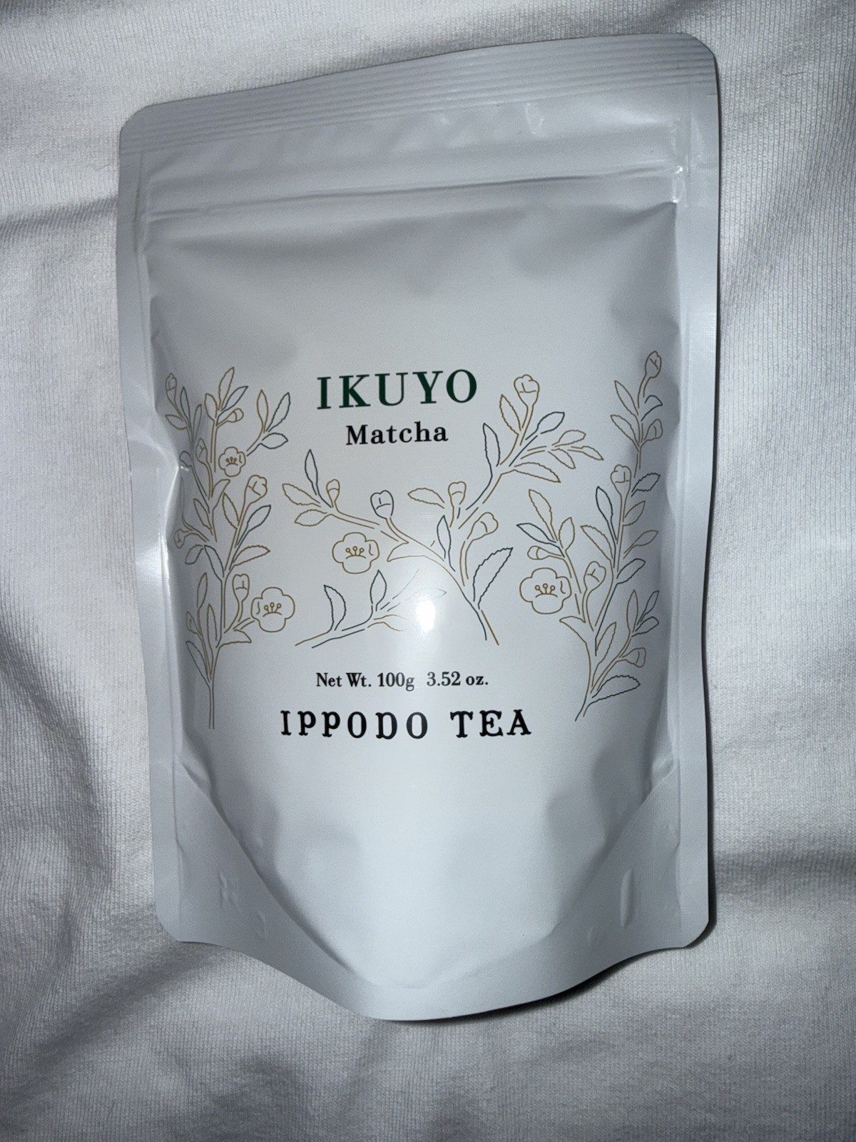 Ippodo Ikuyo Tea 100g Ceremonial Grade Japanese Matcha Bag
