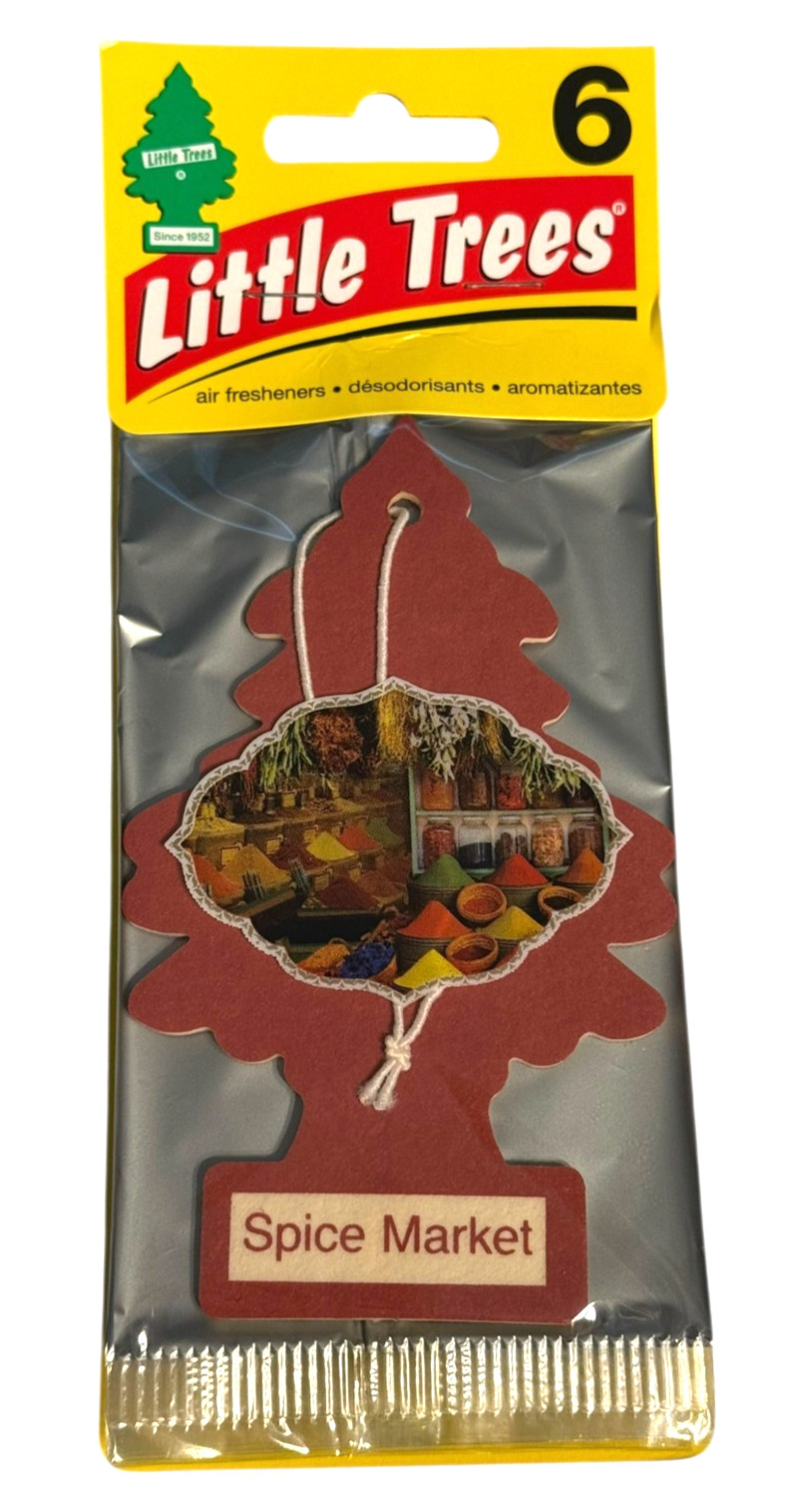 Little Trees Spice Market – Discontinued Car Air Freshener – 6 Pack (U6P-60284)