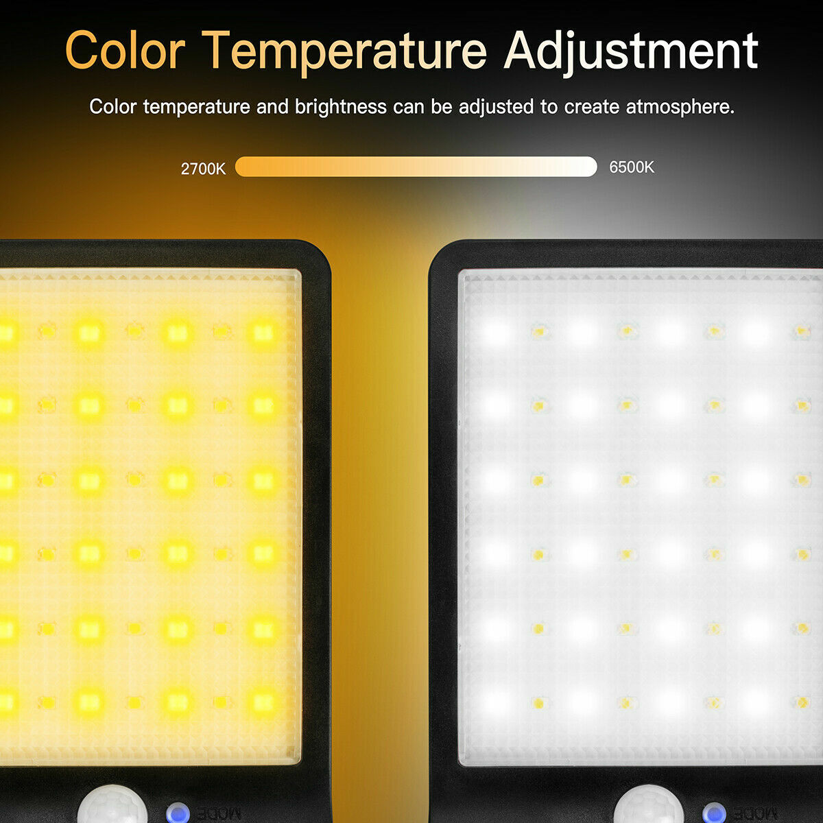 Solar Lights PIR Motion Sensor Waterproof Outdoor Garden Yard Wall Lamp 36 LED