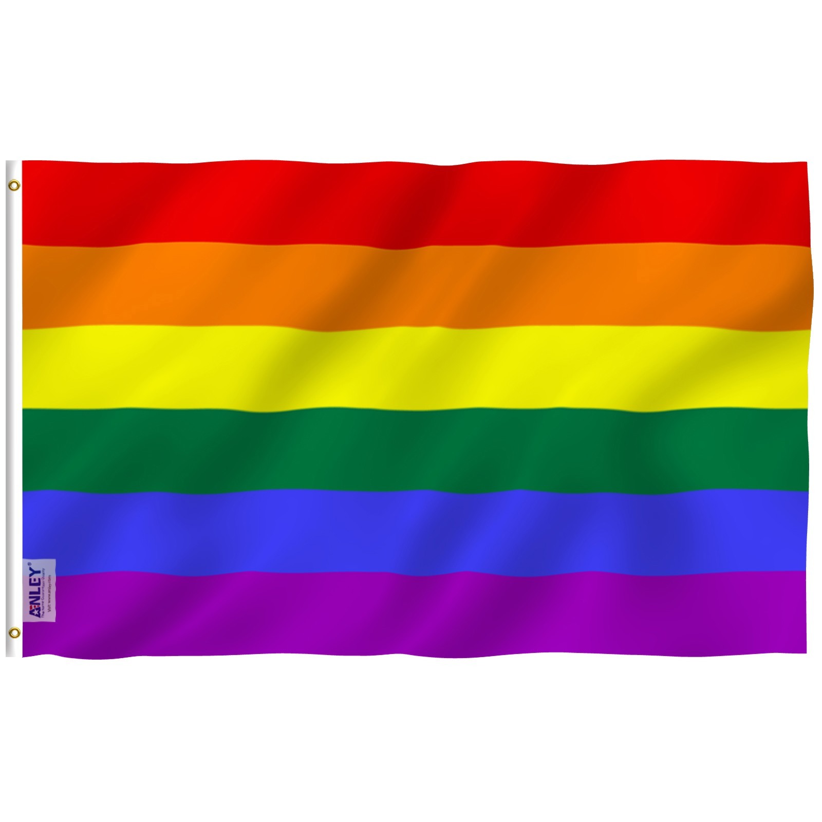 Anley Fly Breeze 3×5 Foot Rainbow Flag Gay Pride LGBT Pride Flag Rainbow Banner