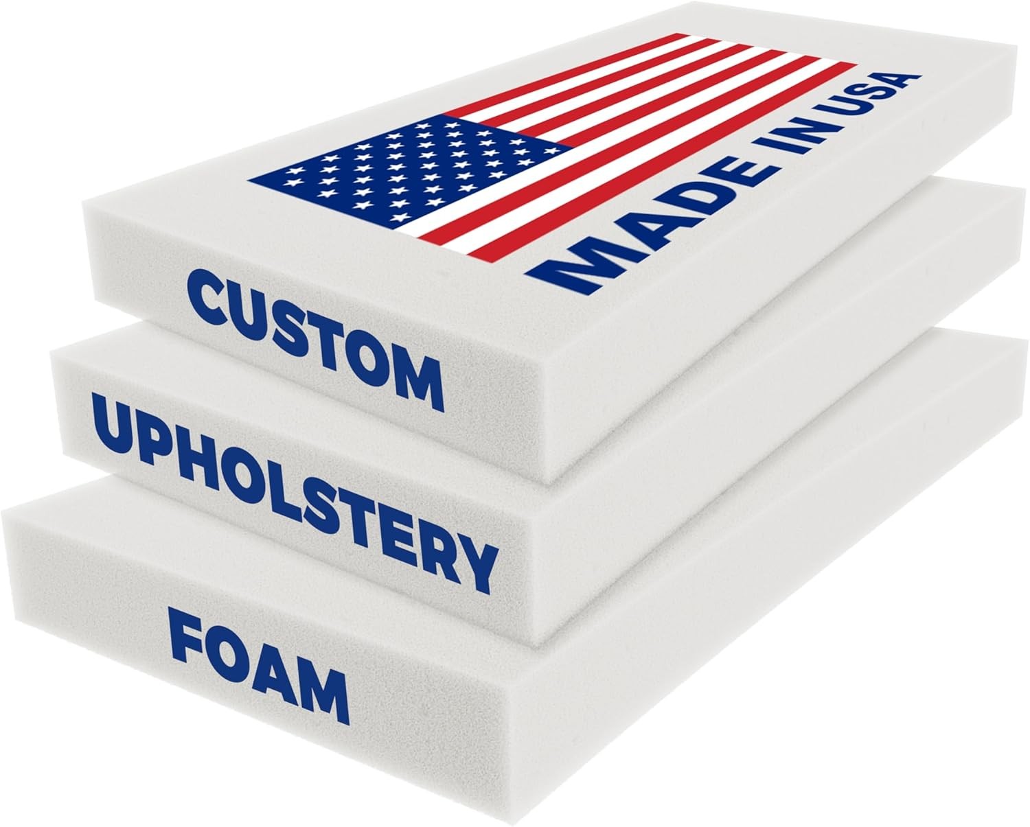 ColourTree 2″ Custom Cut High-Density Upholstery Foam Seat Cushion Sheets