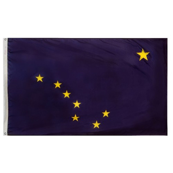 Alaska Annin Flagmakers State Nylon Flag Indoor Outdoor All Sizes