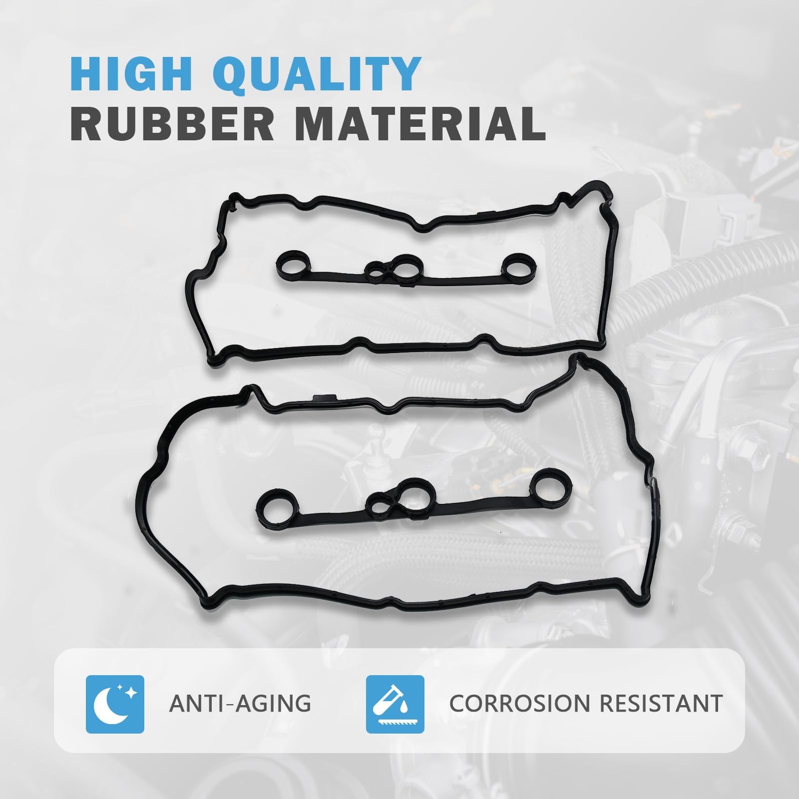 Engine Valve Cover Gasket Set Compatible with Infiniti Ex37 Fx37 G37 M37 Q40 …