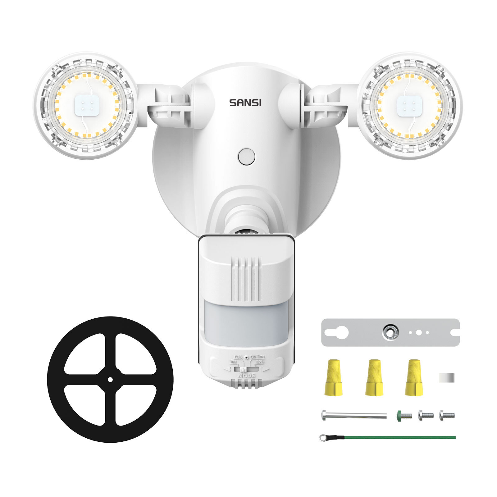 SANSI LED Security Light Motion Sensor 6000LM/4000LM Outdoor Wall Floodlight