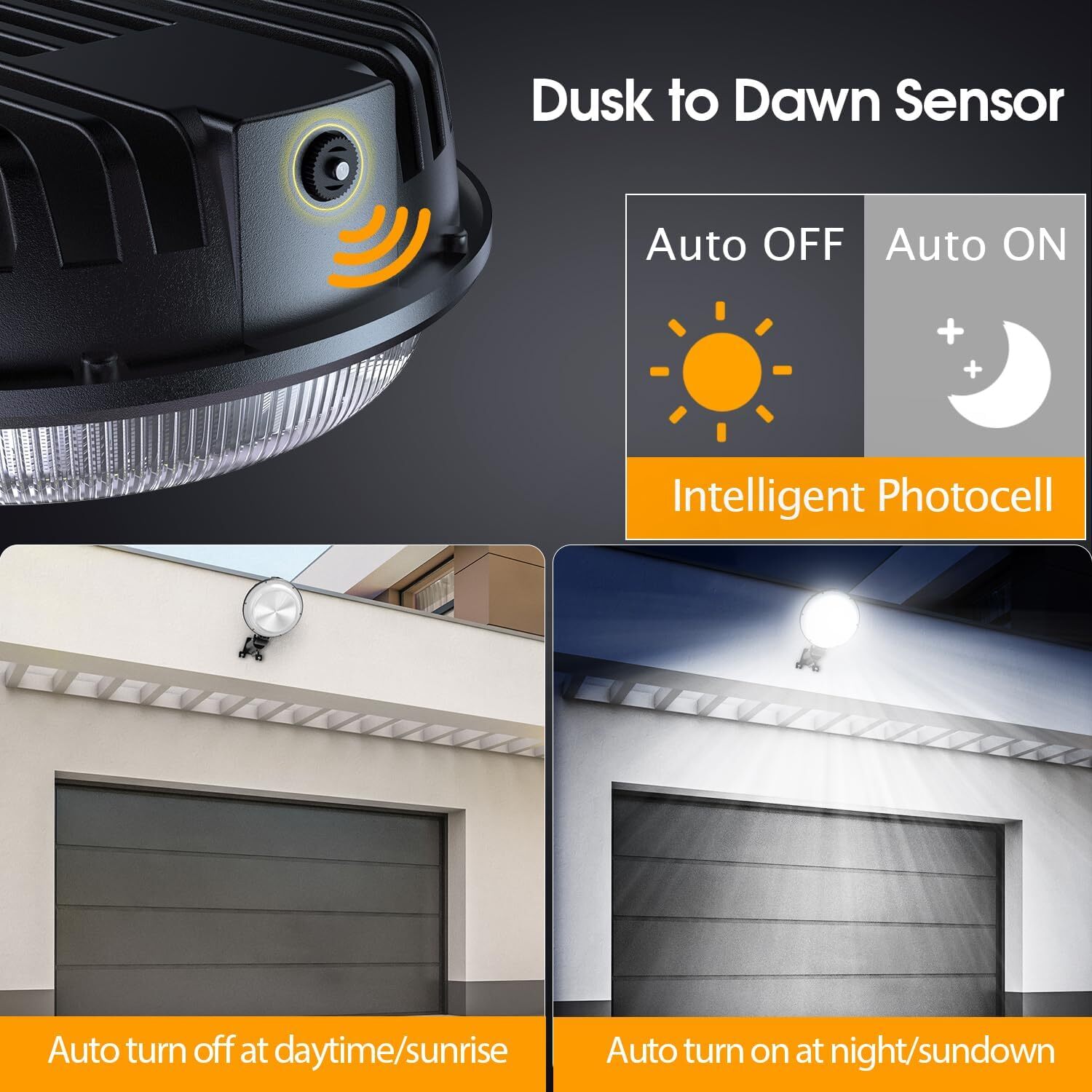 150W LED Barn Light 20000LM Dusk to Dawn Security Flood Lights IP66 Waterproof